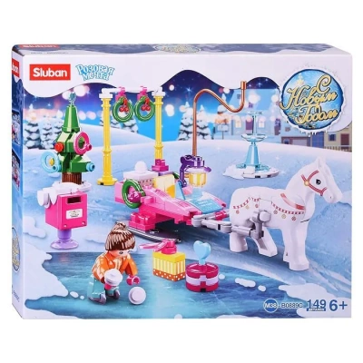 купить Конструктор Sluban "Зимняя прогулка" (149 дет.), M38-B0889C