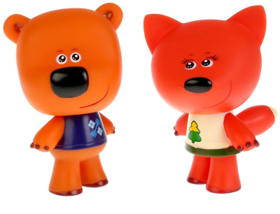 купить Капитошка, Игрушка пластизоль для ванны Ми-ми-мишки Лисичка и Кеша 2 шт, LX-M305