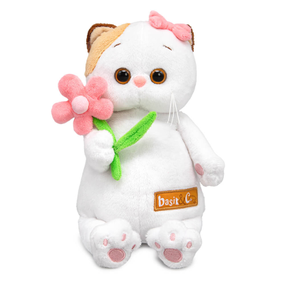 купить Мягкая игрушка Budi Basa Кошечка Ли-Ли с цветочком, "Мультсериал"