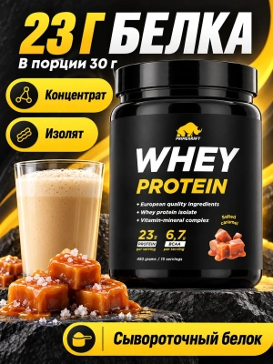 купить Сывороточный протеин WHEY «Солёная карамель» (Salted caramel), банка 450 гр