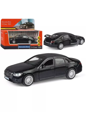 купить Машинка металлическая инерционная Технопарк  MB  s-class v223 12 см. черная