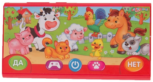 купить Игровой смартфончик Азбукварик Кто на ферме?