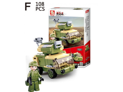 купить Sluban, Конструктор, серия Армия - Радиолокационная станция (108 дет.), M38-B0782F