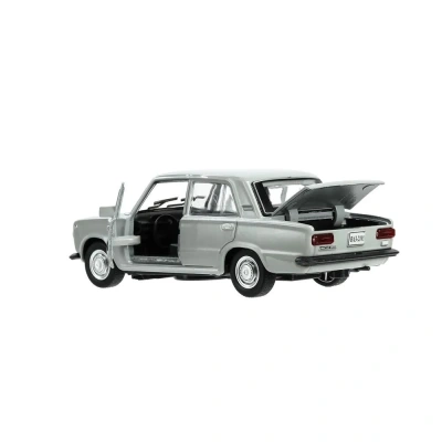 купить Машинка металлическая инерционная Технопарк ваз-2101  дл. 12 см,  серая