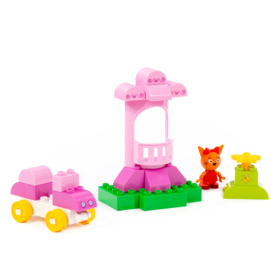 купить Конструктор Полесье "Макси" - "Три кота. Карамелька на прогулке", 27 эл.