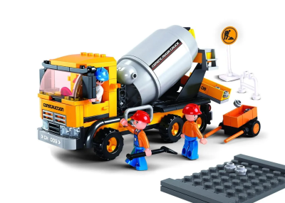 купить Конструктор Sluban серия Город, Бетономешалка 296 деталей