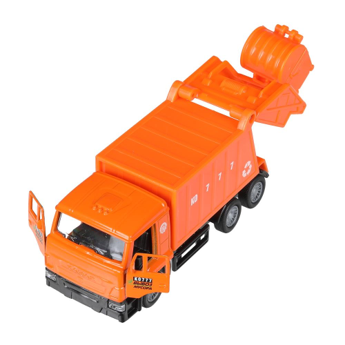 купить Машинка металлическая инерционная Технопарк KAMAZ МУСОРОВОЗ, 12 см