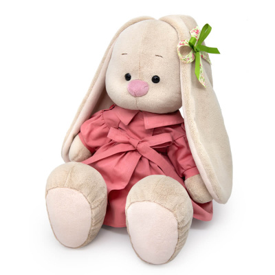 купить Мягкая игрушка Basik&Co Зайка Ми Большой в стильном тренче