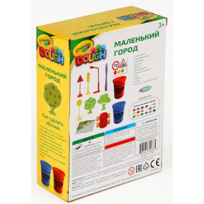 купить Игровой набор Маленький город, тесто для лепки