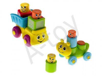купить Кубики-блоки Веселая поездка Fisher-Price