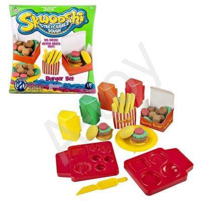 купить Skwooshi S30021 Сквуши Набор для творчества Бургер - масса для лепки и аксессуары
