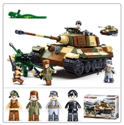 купить Конструктор Sluban Танк королевский тигр, M38-B0980