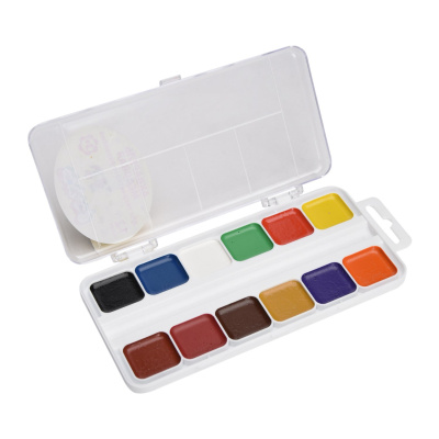купить Акварель Каляка-Маляка квадратные кювет 12 цветов без кисти, 822650