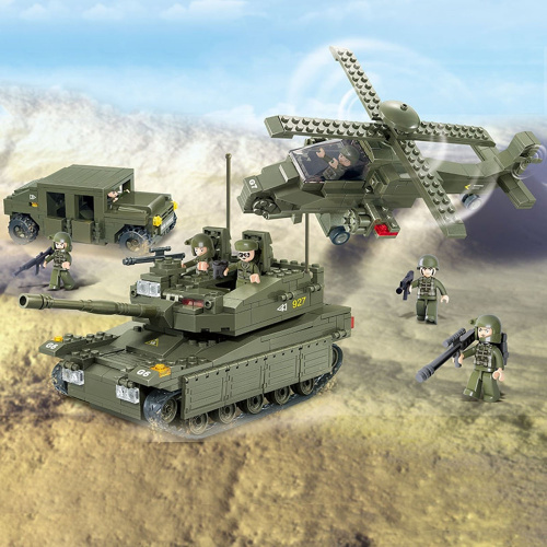 купить Sluban, Конструктор, серия Армия - Элитное подразделение  (683 дет.), M38-B0309