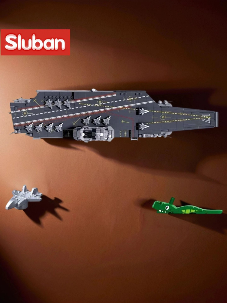 купить Конструктор Sluban "Авианосец" (584 дет.) M38-B1210