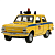 Машинка металлическая инерционная Технопарк ЗАЗ-968а ретро-модель милиция, 12 см. желтая купить