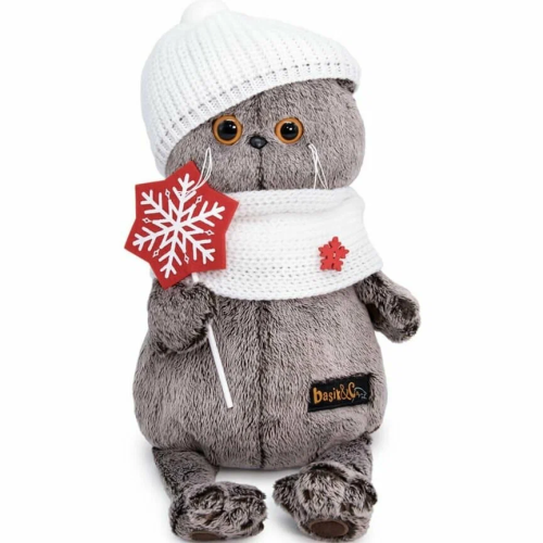 купить Budi Basa, Игрушка мягконабивная Кот Басик в зимнем комплекте 19 см