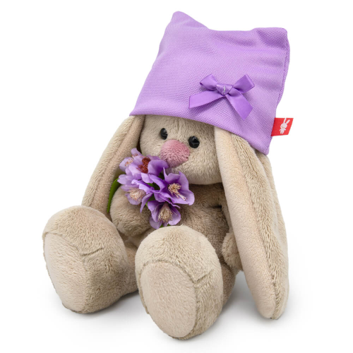 купить Мягкая игрушка Budi Basa Зайка Ми в шапочке и с букетом (малыш)