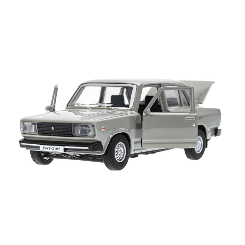 купить Машинка металлическая инерционная Технопарк LADA ваз-2105 (1997) 12 cm, серебристая
