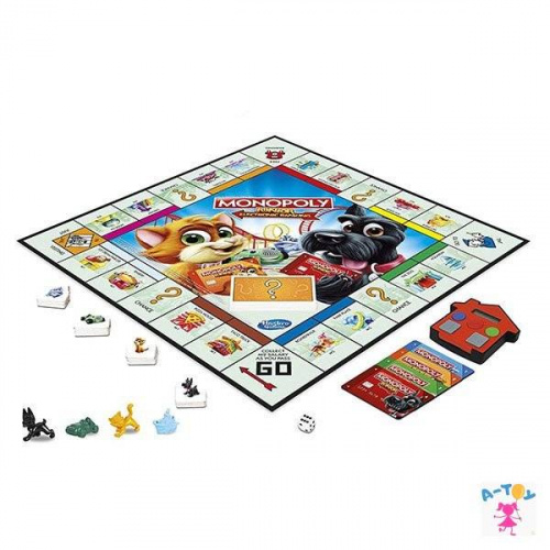 купить Hasbro Monopoly E1842 Настольная игра Монополия Джуниор с карточками