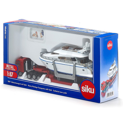 купить SIKU Грузовик-тягач с яхтой 1849