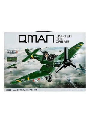 купить Конструктор Qman "Боевой самолет" (424 дет.)