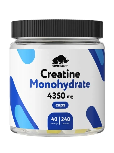 купить Креатин PrimeKraft Creatine Monohydrate 4350 мг 240 капсул