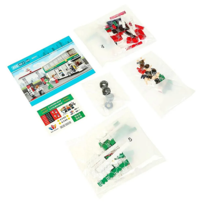 купить Конструктор Sluban Автобусная остановка с фигурками, 403дет.M38-B0331