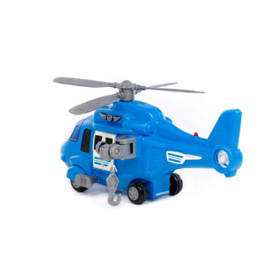 купить Полицейский вертолёт Полесье  - "Стрела" инерционный (со светом и звуком) 61816