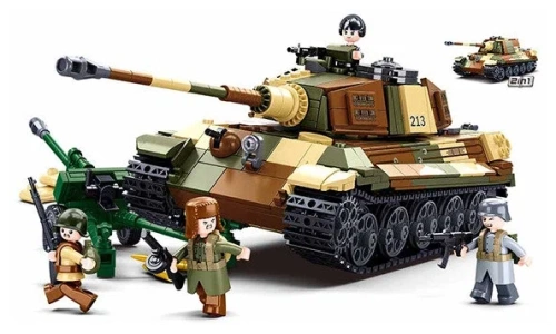 купить Конструктор Sluban Танк королевский тигр, M38-B0980