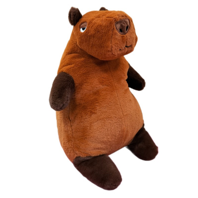 купить Мягкая игрушка Капибара Толстячок коричневый 60 см
