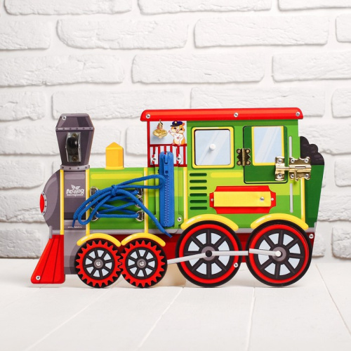 купить Бизиборд "Зелёный паровоз"   4276092