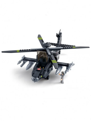 купить Конструктор Sluban вертолет с фигуркой, 293дет. 