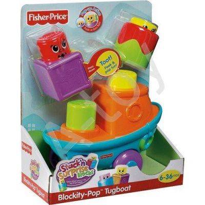 купить Кубики-блоки Веселая поездка Fisher-Price