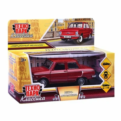 купить Машинка металлическая инерционная Технопарк ретро-модель 12 см, малиновая