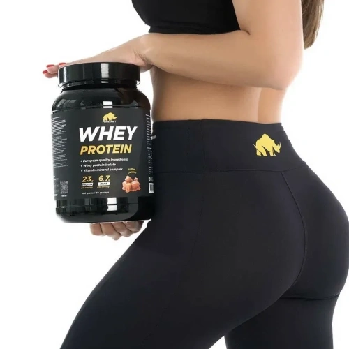 купить Протеин сывороточный PRIMEKRAFT Whey Protein, Солёная карамель, 900 г., банка