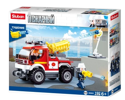 купить Конструктор Пожарная машина, Sluban, серия Пожарная бригада, M38-B0965