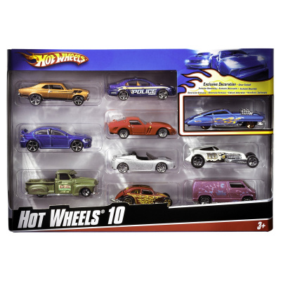купить Подарочный набор Hot Wheels Базовые машинки (10 шт.) в ассортименте