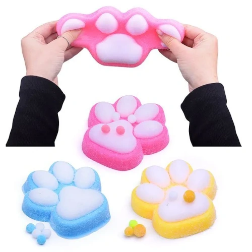 купить Игрушка - Антистресс"Таба Лапка" с мягкими шариками, в ассортименте 00-5341