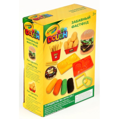 купить Игровой набор Забавный фастфуд, тесто для лепки