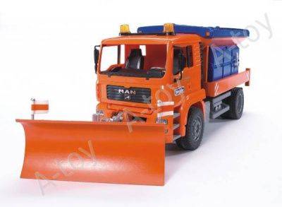 купить Bruder Снегоуборочная машина MAN (подходит модуль со звуком и светом H)