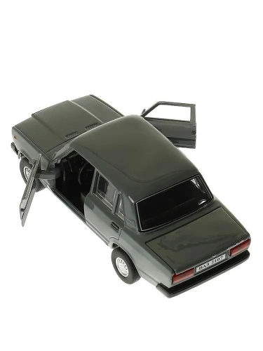 купить Машинка металлическая инерционная ТехнопаркВАЗ-2107 12 см.  мокрый асфальт