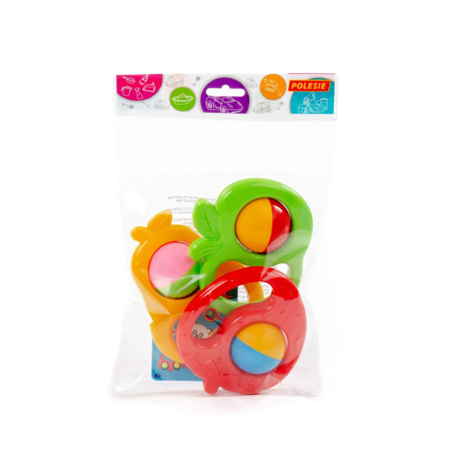 купить Набор погремушек "Фрукты" (3 шт)