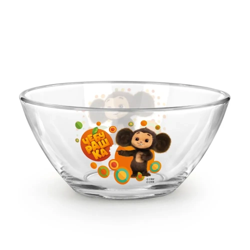 купить Набор посуды "Чебурашка", (3 предмета, подарочная упаковка), спец-серия, стекло