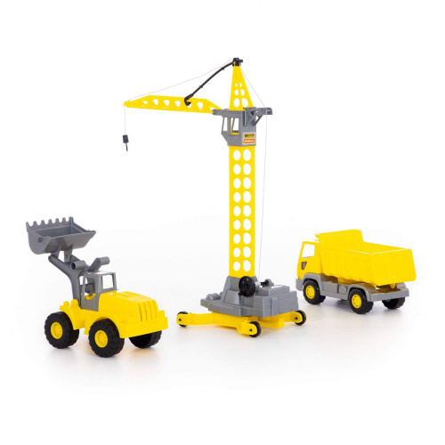 купить Полесье, Набор строительной техники "Агат", 57150