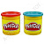 Play-Doh  Пластилин: 2 Банки в упаковке (неоновые цвета) купить