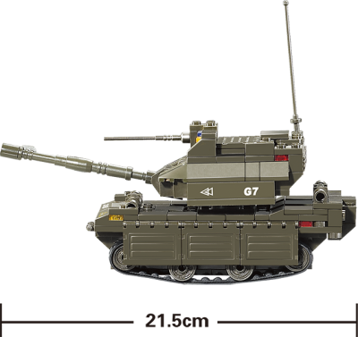 купить Sluban, Конструктор, серия Армия - Танк M1A2 Абрамс (219 дет.), M38-B0287