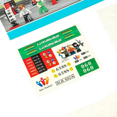 купить Конструктор Sluban Автобусная остановка с фигурками, 403дет.M38-B0331