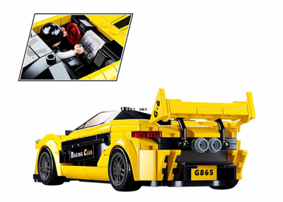 купить Sluban, Конструктор, серия Модельки - Желтый английский суперкар  (283 дет.), M38-B0956