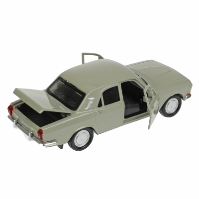 купить Машинка металлическая инерционная Технопарк  ГАЗ-2401, Волга 12 см, серая